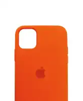 Чехол на iPhone 11 (Оранжевый) Silicone Case iPhone 11 (Kumquat) на iCoola.ua