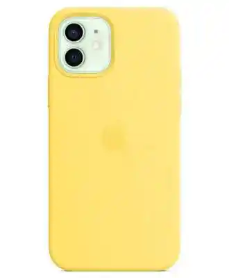 Чохол на iPhone 12 (Жовта канарейка) | Silicone Case iPhone 12 (Canary Yellow) на iCoola.ua