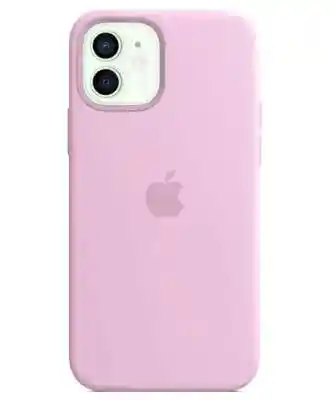 Чехол для iPhone 12 (Розовая конфетка) | Silicone case iPhone 12 (Candy Pink) на iCoola.ua