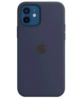 Чехол для iPhone 12 (Глубокий синий) | Silicone Case iPhone 12 (Deep Blue) на iCoola.ua