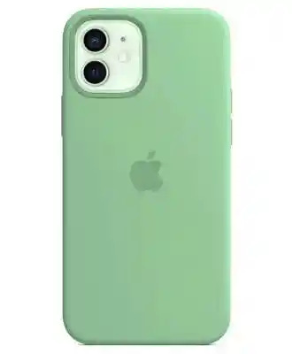 Чехол для iPhone 12 (Зеленая мята) | Silicone Case iPhone 12 (Green Mint) на iCoola.ua