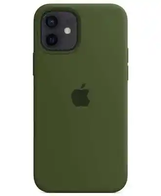 Чохол на iPhone 12 (Мілітарі) | Silicone Case iPhone 12 (Military) на iCoola.ua