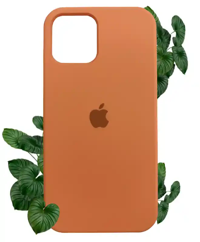 Чехол для iPhone 12 (Оранжевый) | Silicone case iPhone 12 (Orange) на iCoola.ua
