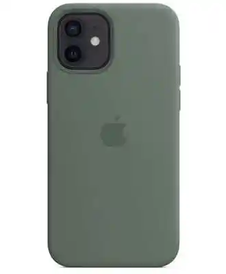 Чохол на iPhone 12 (Сосновий) | Silicone Case iPhone 12 (Pine Green) на iCoola.ua