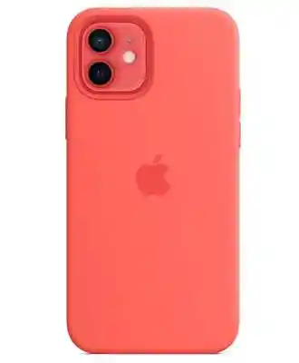 Чехол для iPhone 12 (Розовый цитрус) | Silicone case iPhone 12 (Pink Citrus) на iCoola.ua