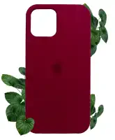 Чехол на iPhone 12 (Сливовой) Silicone Case iPhone 12 (Plum) на iCoola.ua