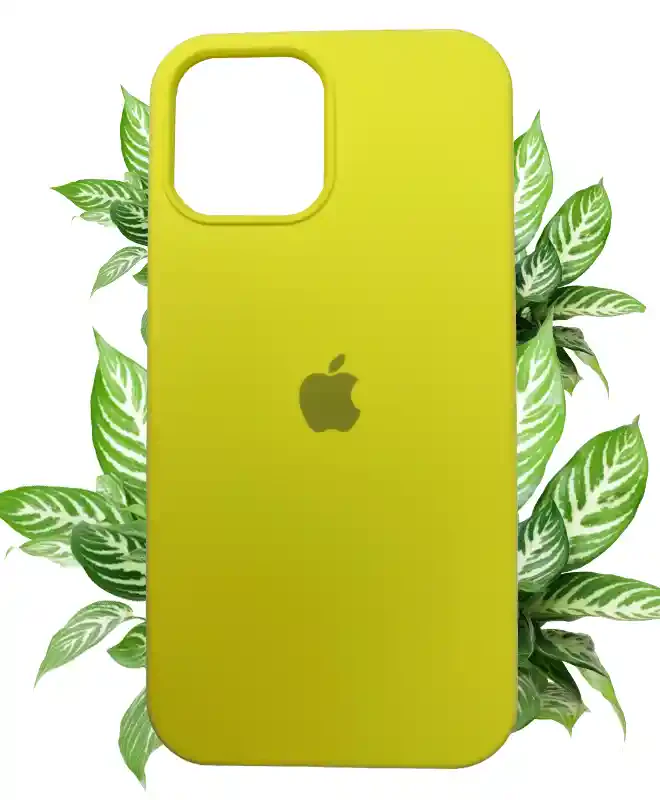 Чехол на iPhone 12 Pro (Желтая канарейка) | Silicone Case iPhone 12 Pro (Canary Yellow) на iCoola.ua