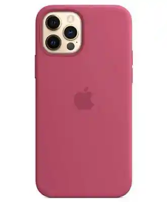 Чохол на iPhone 12 Pro Max (Малиновий) | Silicone Case iPhone 12 Pro Max (Crimson) на iCoola.ua