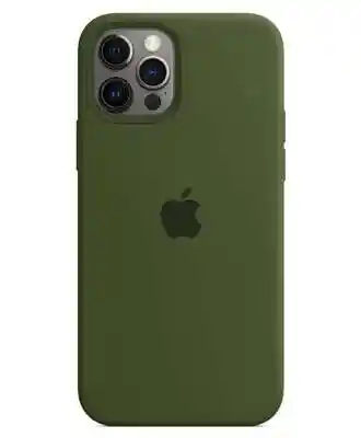Чехол для iPhone 12 Pro Max (Милитари) | Silicone Case iPhone 12 Pro Max (Military) на iCoola.ua
