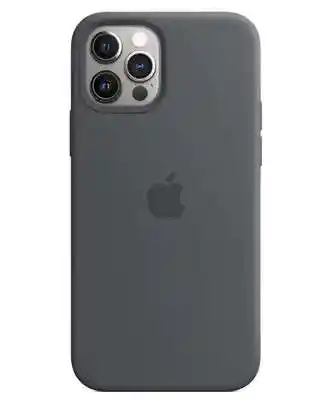 Чехол для iPhone 12 Pro Max (Серый космос) | Silicone Case iPhone 12 Pro Max (Space Gray) на iCoola.ua