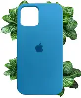Чехол на iPhone 12 (Морська хвиля) | Silicone Case iPhone (Sea Blue) на iCoola.ua