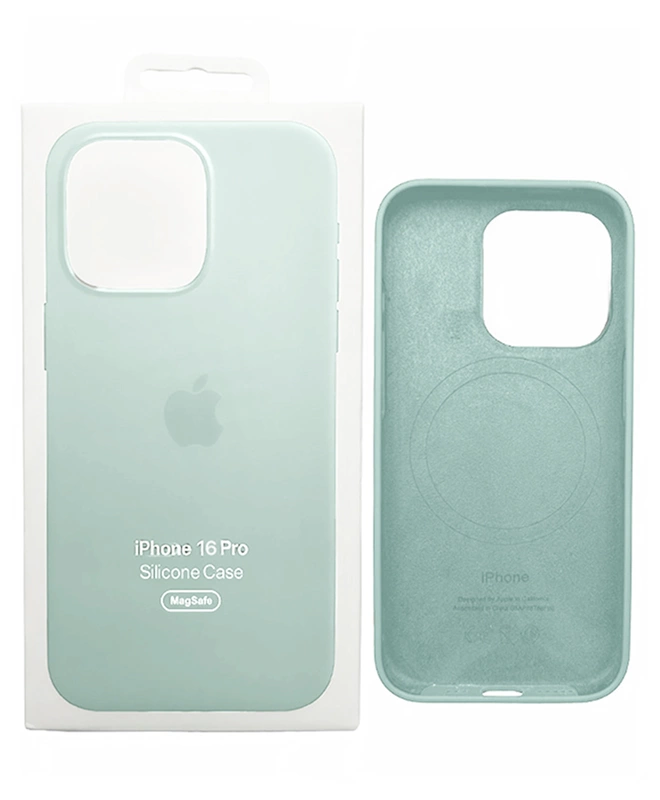 Чохол Apple Silicone Case with MagSafe (Aquamarine) для iPhone 16 Pro