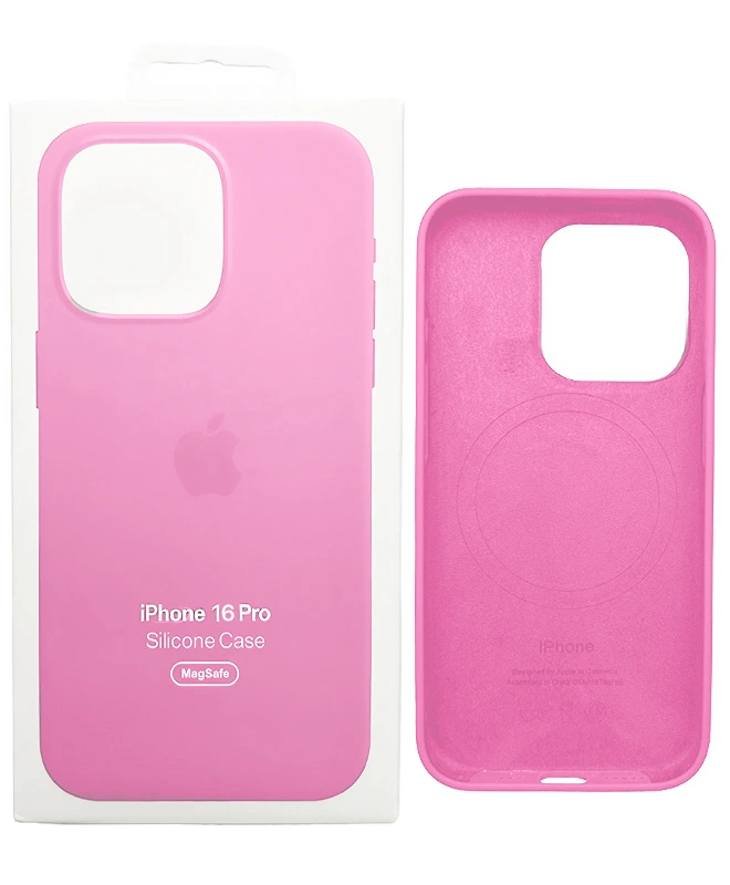 Чохол Apple Silicone Case with MagSafe (Light Pink) для iPhone 16 Pro