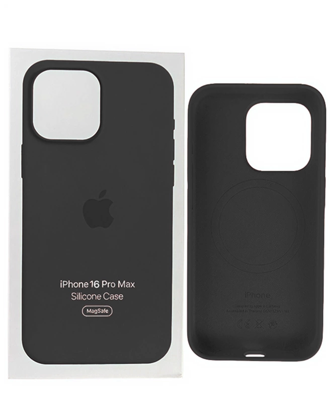Чохол Apple Silicone Case with MagSafe (Black) для iPhone 16 Pro Max