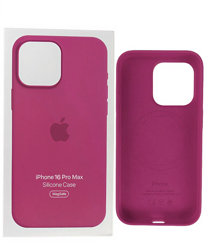 Чохол Apple Silicone Case with MagSafe (Fuchsia) для iPhone 16 Pro Max