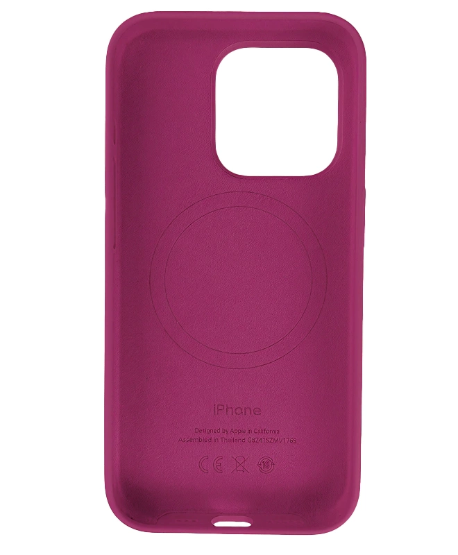 Чохол Apple Silicone Case with MagSafe (Fuchsia) для iPhone 16 Pro Max