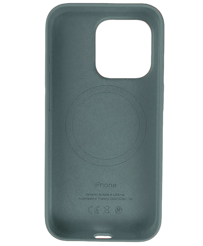 Чохол Apple Silicone Case with MagSafe (Lake Green) для iPhone 16 Pro Max