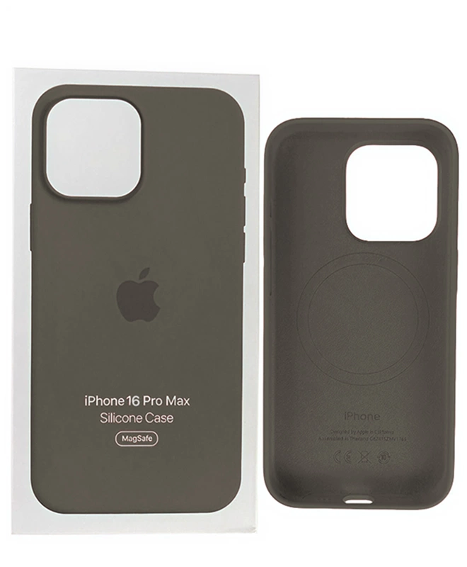 Чохол Apple Silicone Case with MagSafe (Stone Gray) для iPhone 16 Pro Max
