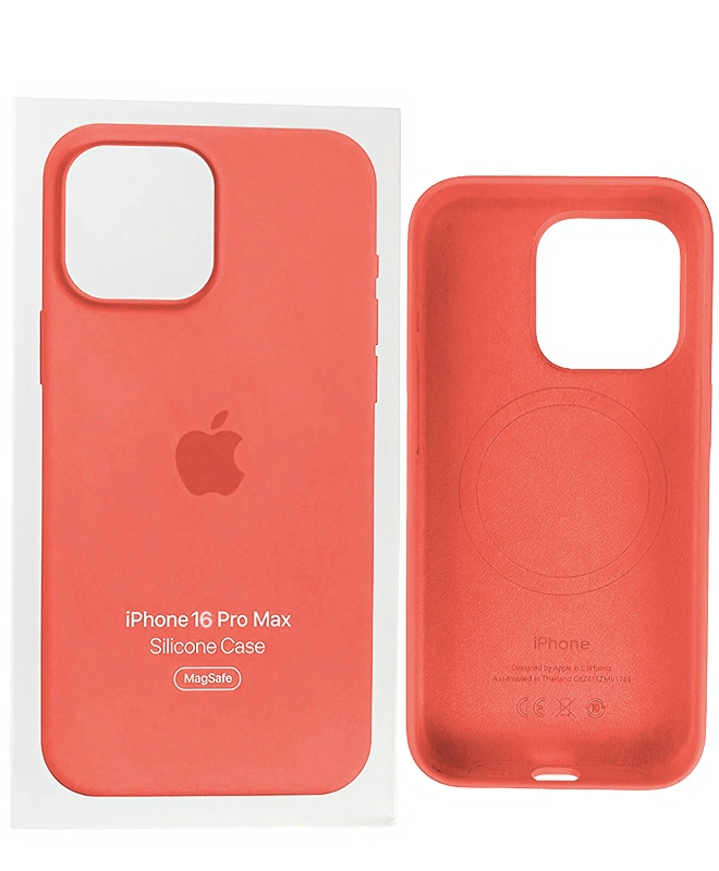 Чохол Apple Silicone Case with MagSafe (Tangerine) для iPhone 16 Pro Max