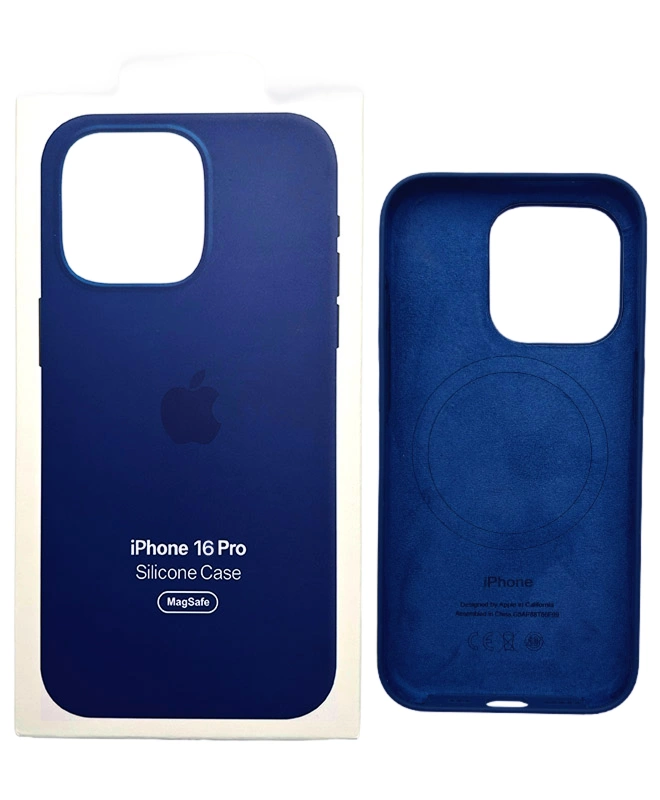 Чохол Apple Silicone Case with MagSafe (Ultramaine) для iPhone 16 Pro