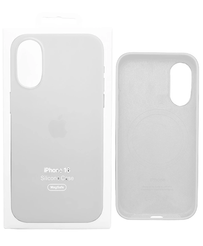 Чохол Apple Silicone Case with MagSafe (White) для iPhone 16