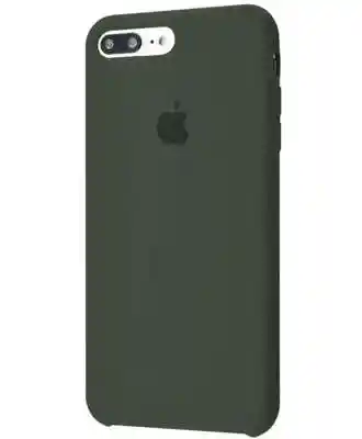 Чехол на iPhone 7 Plus (Темно-зеленый) | Silicon Case iPhone 7 Plus (Dark Green) на iCoola.ua
