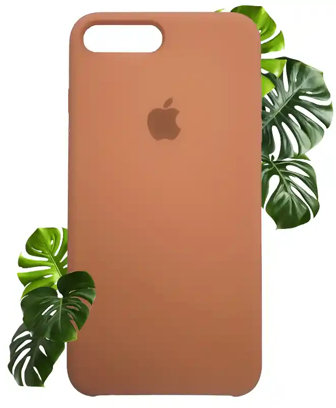 Чехол на iPhone 7 Plus (Оранжевый) Silicone Case iPhone 7 Plus (Orange) на iCoola.ua