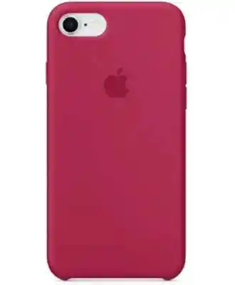 Чохол на iPhone 7 (Бордовий) | Silicone Case iPhone 7 (Rose Red) на iCoola.ua