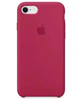 Чохол на iPhone SE 2 (Бордовий) | Silicone Case iPhone SE 2 (Rose Red) на iCoola.ua