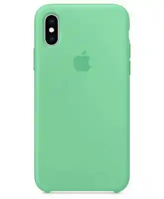 Чехол на iPhone X (Зеленая мята) | Silicone Case iPhone X (Green Mint) на iCoola.ua