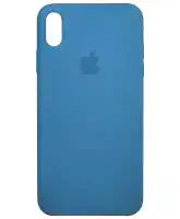 Чехол на iPhone XS (Васильковый) | Silicone Case iPhone XS (Cornflower) на iCoola.ua