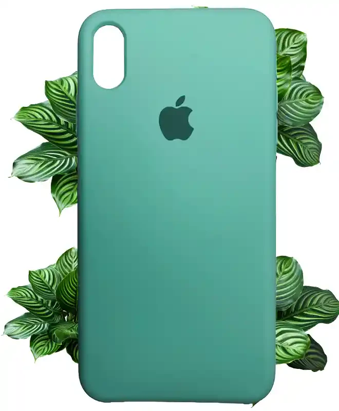 Чехол на iPhone XS (Зеленая мята) | Silicone Case iPhone XS (Green Mint) на iCoola.ua