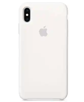 Чехол на iPhone XS Max (Белый) | Silicone Case iPhone XS Max (White) на iCoola.ua