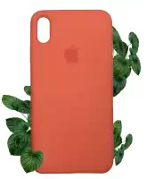 Чехол на iPhone XS (Оранжевый) Silicone Case iPhone XS (Orange) на iCoola.ua