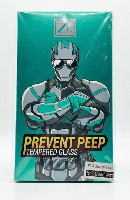 Защитное стекло Антишпион для iPhone 12 Mini Prevent Peep Tempered Glass+ (Гарантия на разбиение) 3 месяца