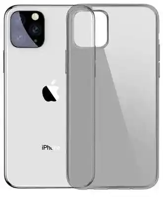 Чехол на iPhone 11 Pro Max (Прозрачный черный) | Silicone Case iPhone 11 Pro Max (Transparent Black) на iCoola.ua