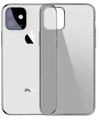 Чехол на iPhone 11 (Прозрачный черный) | Silicone Case iPhone 11 (Transparent Black) на iCoola.ua