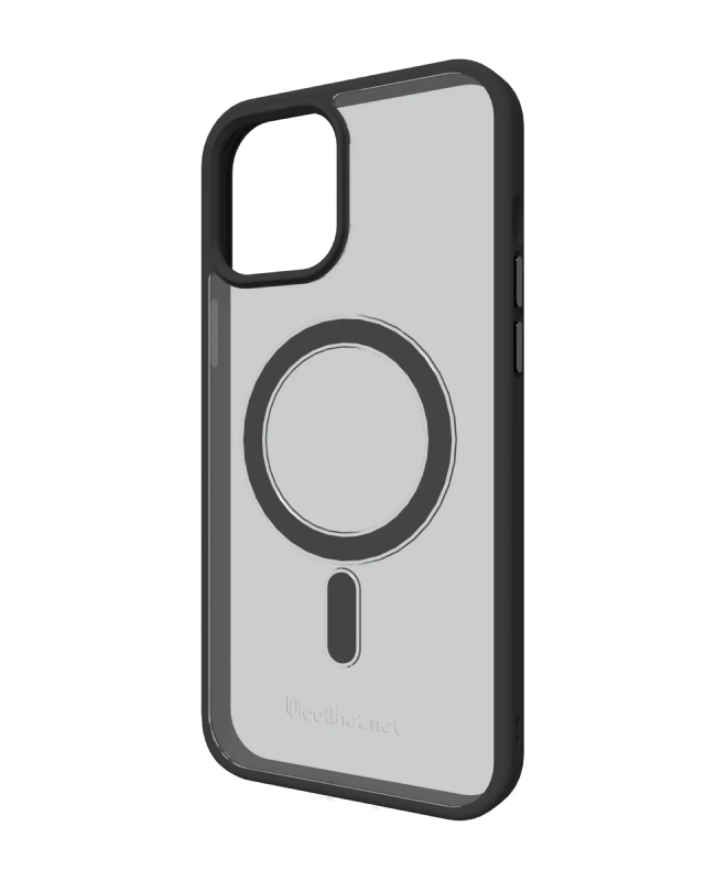 Чехол на iPhone 12 Pro Max Monblan Magnetic Case (Прозрачно-черный)