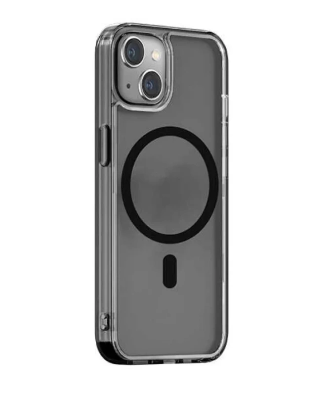 Чехол на iPhone 13 Monblan Magnetic Case (Прозрачно-черный)