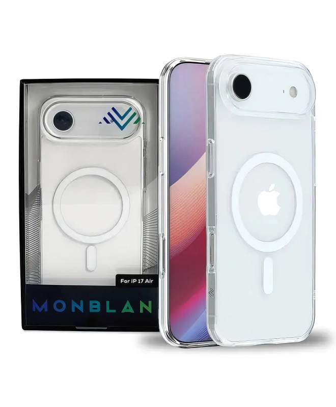 Прозрачный чехол Monblan с MagSafe для iPhone 17 Air