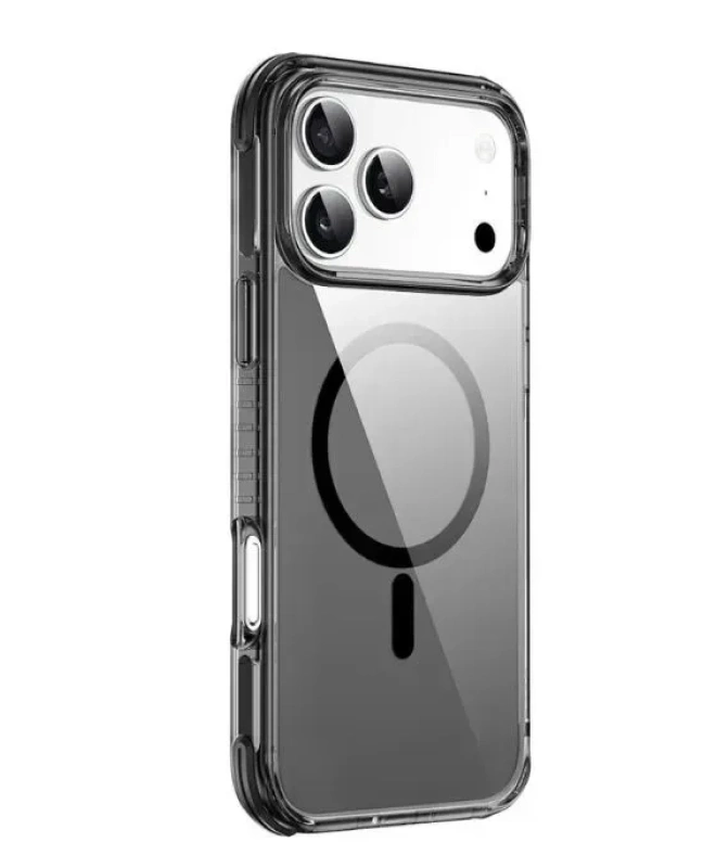 Чехол на iPhone 17 Pro Max Monblan Magnetic Case (Прозрачно-черный)