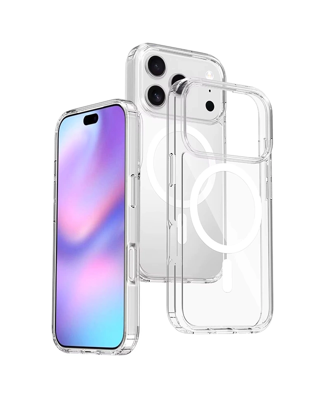 Прозрачный чехол Monblan с MagSafe для iPhone 17 Pro Max