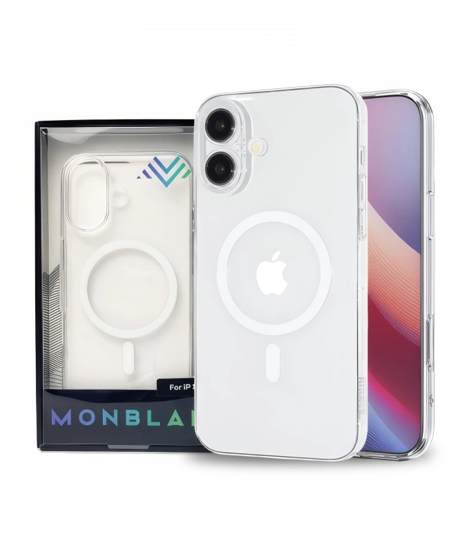 Прозрачный чехол Monblan с MagSafe для iPhone 17