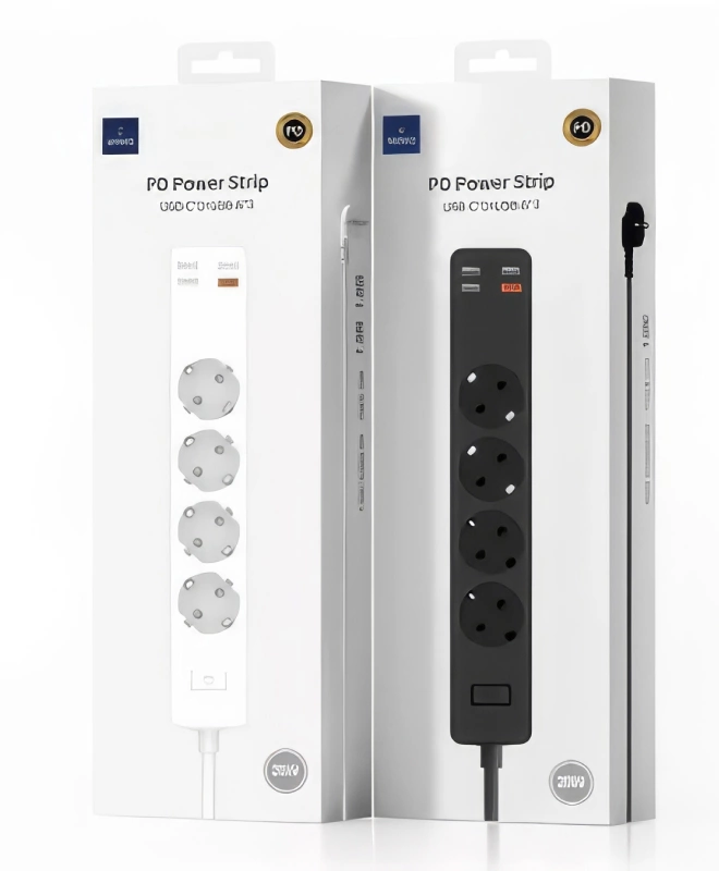 Сетевой фильтр-удлинитель WIWU 20W Smart Power Strip EU Plug Black U0