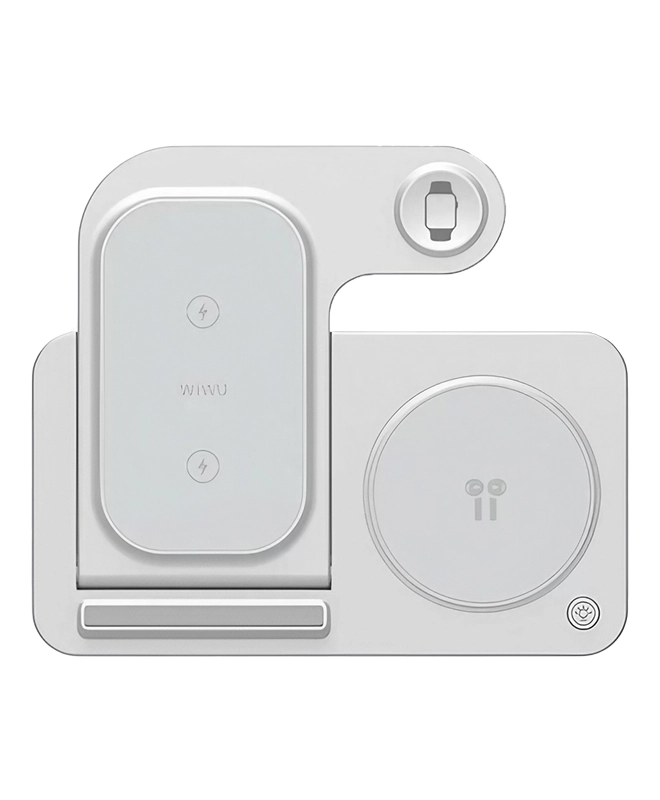 Безпровідна зарядка WiWU 3 in 1 Folding Wireless Charger (WI-W020)