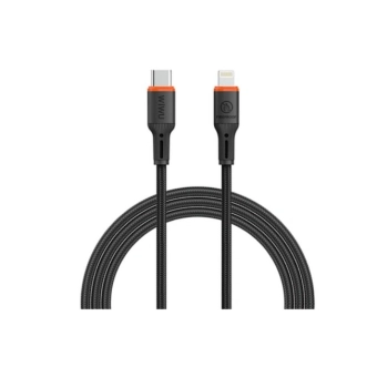Купити Кабель WIWU FlameGuard USB-C to Lightning 27W 1.2m Black (Wi-C097)