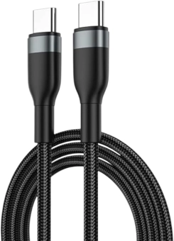 Купити Кабель WIWU Concise 100W Fast Charging USB-C to USB-C 2m Black (Wi-C017)