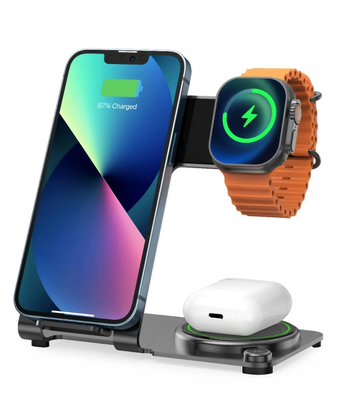 Безпровідна зарядка WIWU 3 in 1 Wireless Charger (WI-W005)
