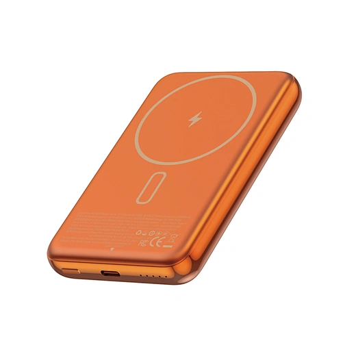 Power Bank WIWU Silver Seraph Alloy Unibody 10000mAh Orange (Wi-P089)