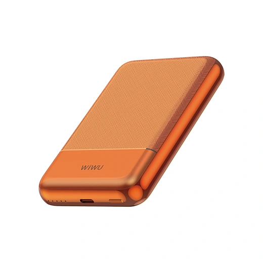 Power Bank WIWU Silver Seraph Alloy Unibody 10000mAh Orange (Wi-P089)